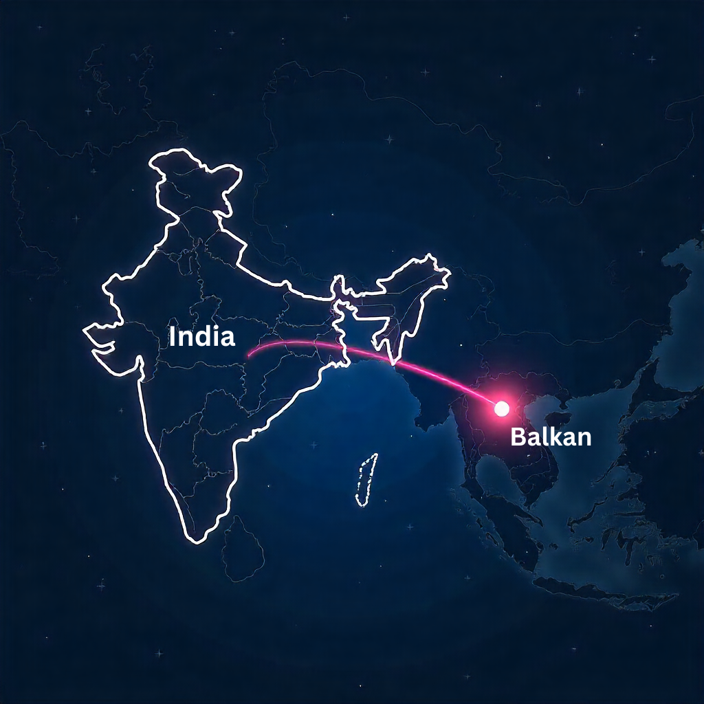 Mapa Indije